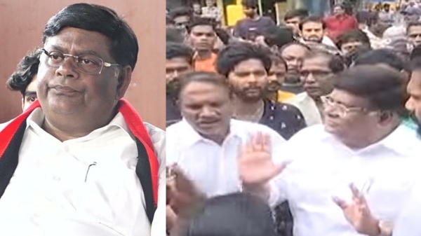 Cyclone Michaung: Due to flood chennai people protest in rayapuram and argued with DMK MLA Idream Murthy 