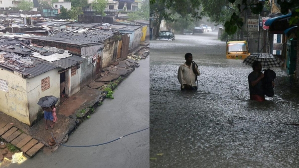Due to Cyclone Michaung Stormy seas causes leads rain water stays at Chennai, says Minister Ma Subramanian Due to Cyclone Michaung Stormy seas causes leads rain water stays at Chennai, says Minister Ma Subramanian