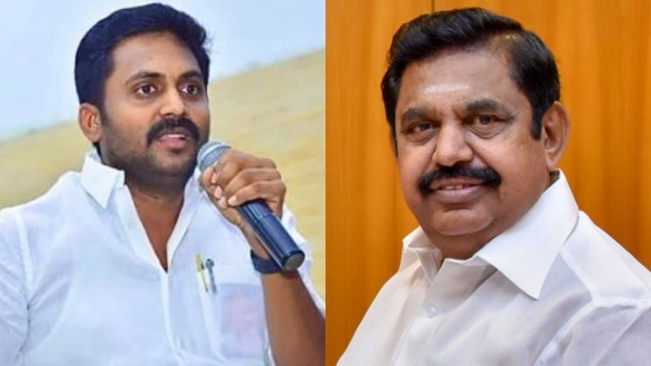DMK Rajiv Gandhi said that Edappadi Palanisami doing politics over the Chennai floods 