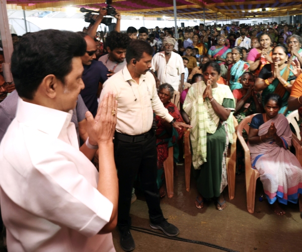 CM Stalin alleged that the Centre has not allotted more funds for the state from the National Disaster Relief Fund