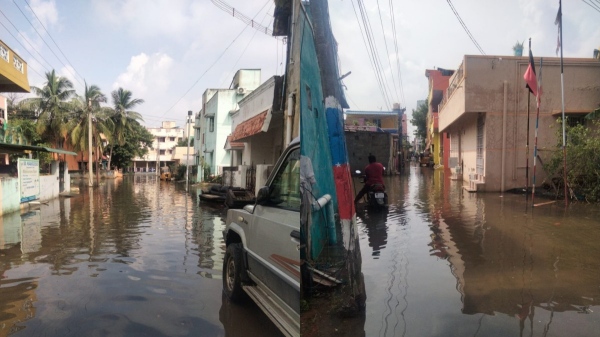 Chennai Floods: Mangadu Kamakshi Amman Temple and Near by Places Suffer With Electricity and Waterlogging Issues