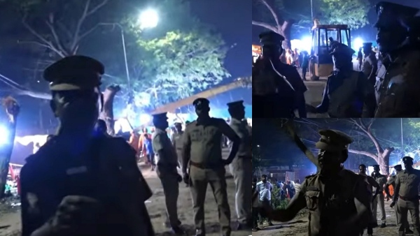  Police did not allow press people in velachery workers rescue operation