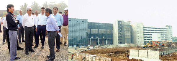 TN chief secretary shiv das meena inspects works for Global investors meet 2024