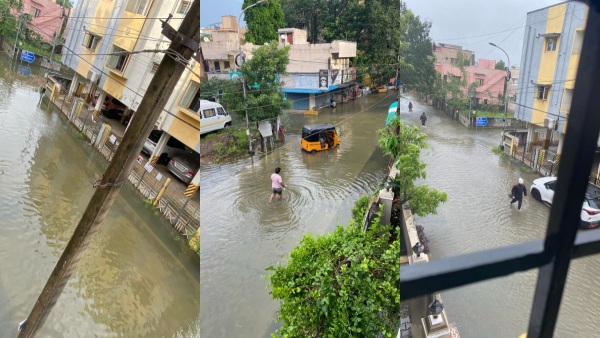 Chennai Flood: Unrelenting flood Risk of infection Valasaravakam People in fear 