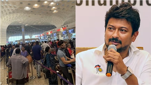 CISF soldier forces A Tamil women to google in Goa over hindi language : Udhayanidhi Stalin condemns