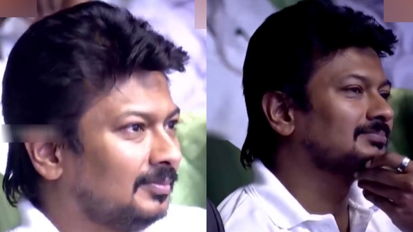  Minister Udhayanidhi got emotional when he listen to Semmozhi anthem in Khelo India event