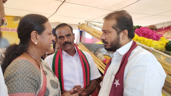 Thamimun Ansari recalled he talks with Vijayakanth, who stayed in Malaysia to bring the DMDK to the DMK alliance during 2014 lok sabha election Thamimun Ansari recalled he talks with Vijayakanth, who stayed in Malaysia to bring the DMDK to the DMK alliance during 2014 lok sabha election