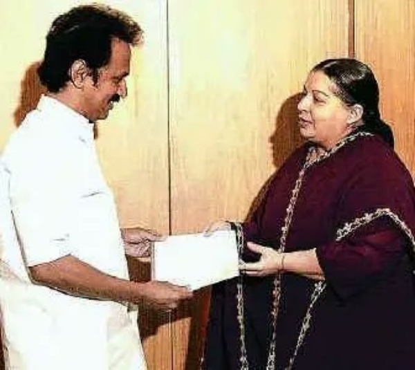 AIADMK which has Rs 261 crore in bank deposits, has not given a single rupee to the flood relief fund