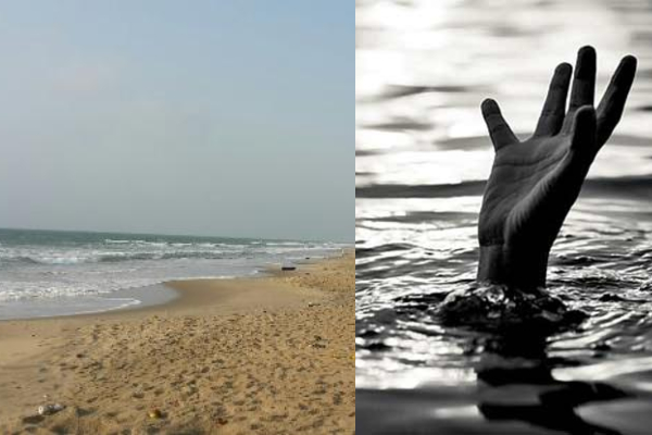  4 people drowned in sea and dead at Kanathur near ECR in Chennai 