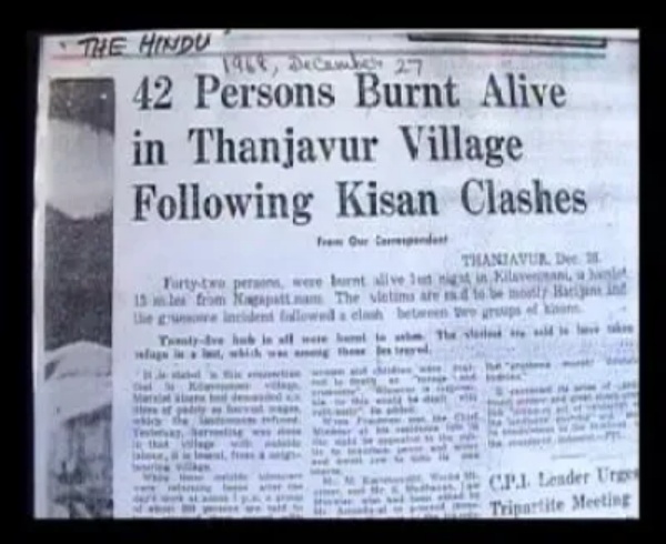 Do you Know 55 years before Keezhvenmani massacre in Tamil Nadu? 