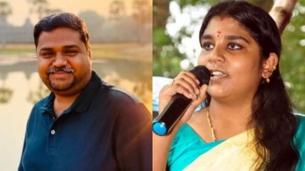 Kaduvetti Guru daughter Virudhambigai support Dharmapuri Member of Parliament Senthilkumar Kaduvetti Guru daughter Virudhambigai support Dharmapuri Member of Parliament Senthilkumar