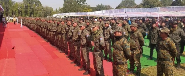  After Manipur peace deal, 550 UNLF cadres paraded in Kangla Fort