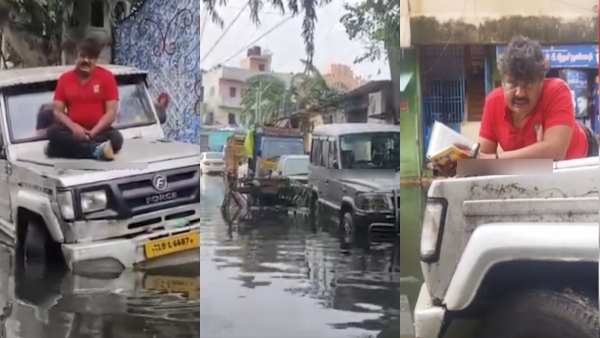 Mansoor Alikhan says about Michaung cyclone damaged his area Arumbakkam 