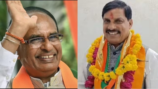 Shivraj Singh Chouhan congratulated Madhyapradessh CM designate Mohan Yadav as a hardworking friend 