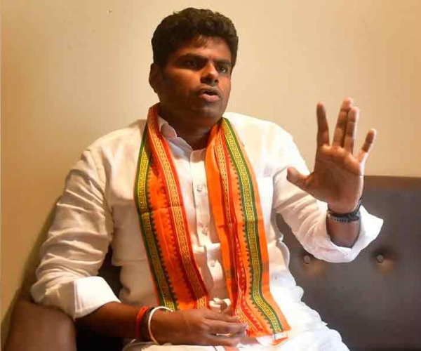 Annamalai insisted that an audit should be conducted under the sitting High Court judge on the Rs 4,000 crore rainwater drainage project in Chennai 