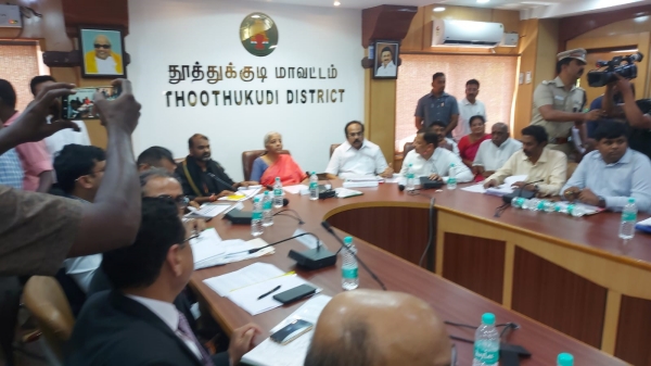 Union Minister Nirmala Sitharaman reviews flood situation in Thoothukudi