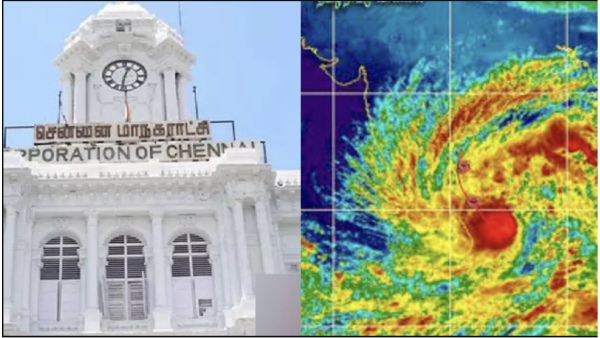  Cyclone Michaung and Corporation instructs to stop construction work in Chennai 