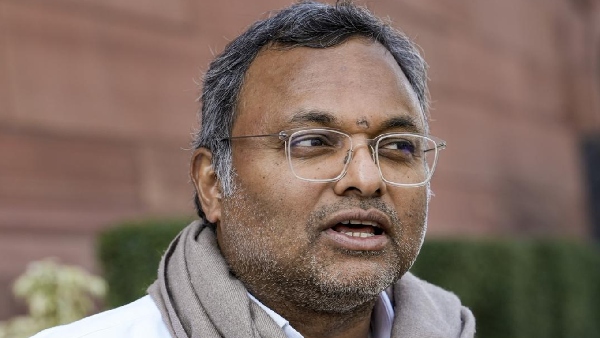 Fully corrupt officials in the enforcement department says Karthi Chidambaram Fully corrupt officials in the enforcement department says Karthi Chidambaram