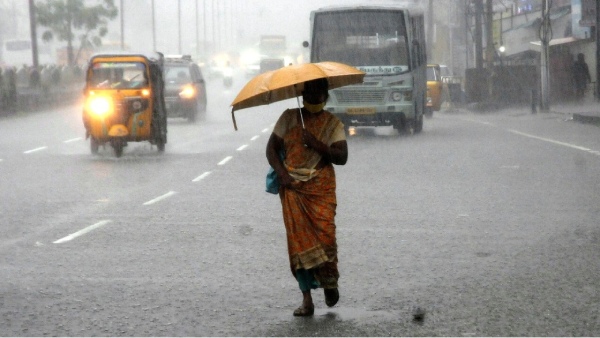 Chennai rain - Chance of rain in 11 districts in Tamil Nadu for the till 10 pm 