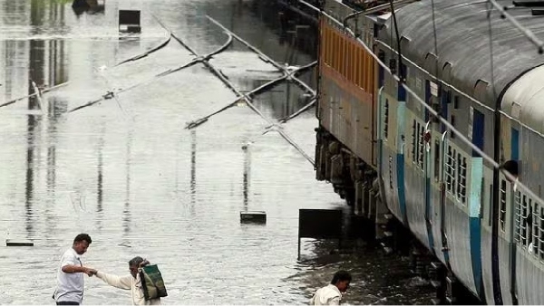 Change in train service departing from Chennai Central due to flood 