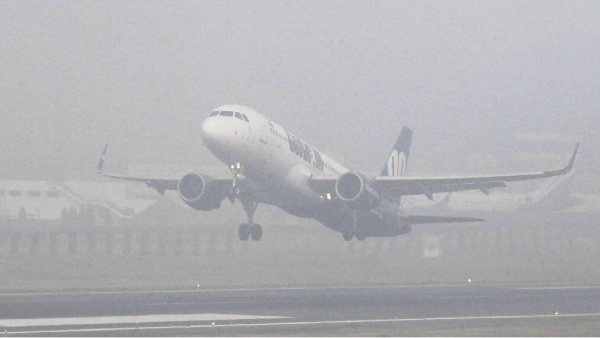 Flight delay in Chennai due to snowfall 