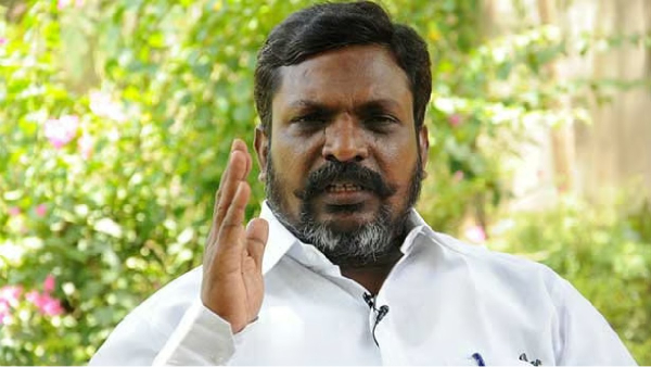  Thirumavalavan condemns periyar university for threatening professor