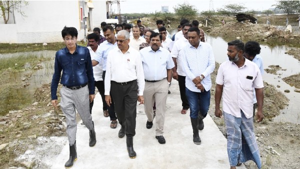 Chief Secretary Shivdas Meena visited and inspected the field work activities being carried out in the areas of North Chennai 