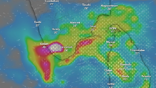  What is the current situation amid heavy rain in southern districts of Tamil Nadu? 