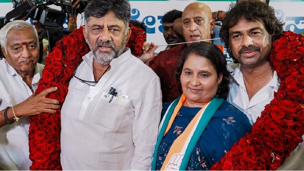 Loksabha Election: Actor Shivaraj Kumar wife Geetha may contest from Congress on Bangalore North Constituency? Loksabha Election: Actor Shivaraj Kumar wife Geetha may contest from Congress on Bangalore North Constituency?