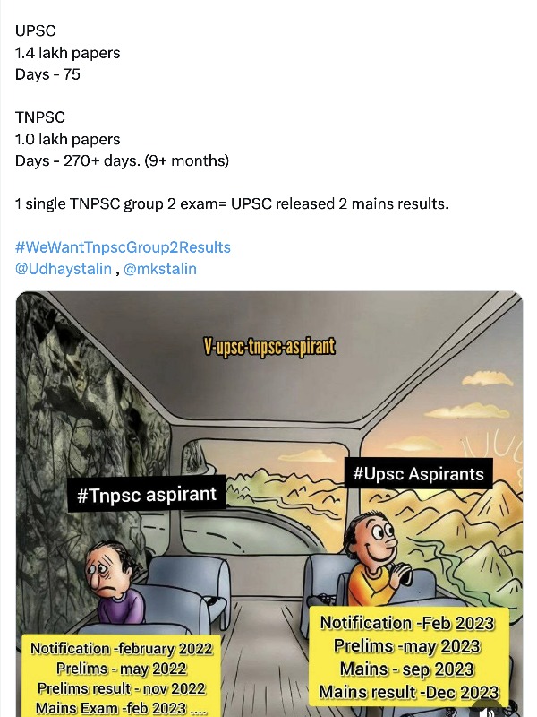 TNPSC memes :Group 2 exam results are yet to be released and memes have come out depicting it 