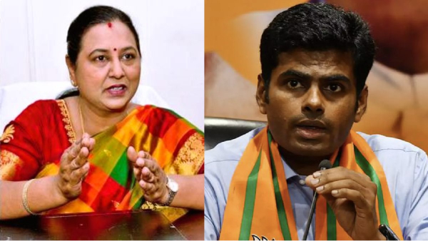 Annamalai promised to fulfill demand made by DMDK General Secretary Premalatha Vijayakanth Annamalai promised to fulfill demand made by DMDK General Secretary Premalatha Vijayakanth