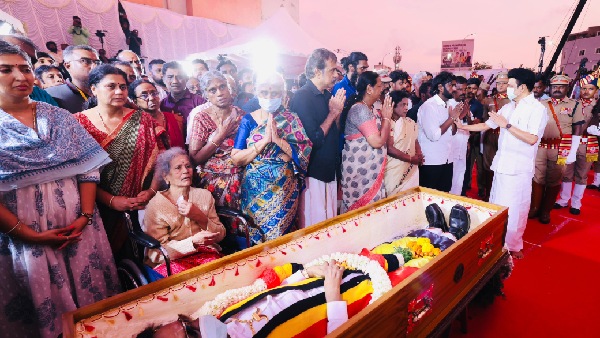  CM Stalins honour for Captain Vijayakanth has won hearts of public