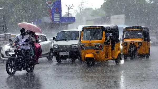 Chennai Meteorological informed that there is a chance of rain in 9 districts in next 3 hours 