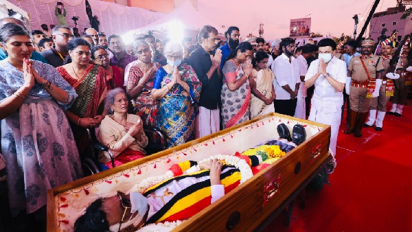  CM Stalins honour for Captain Vijayakanth has won hearts of public