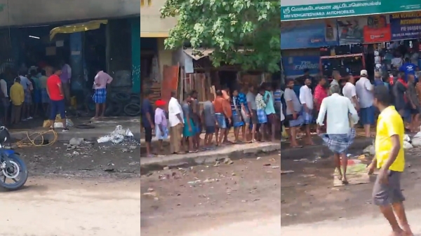  Chennai Floods Even before flood water receding people are flocking in tasmac shops in Chennai