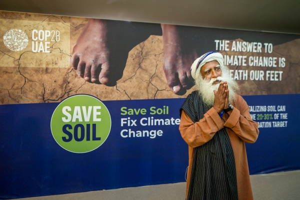 Sadhguru speech on soil fertility at cop 28 climate change conference 