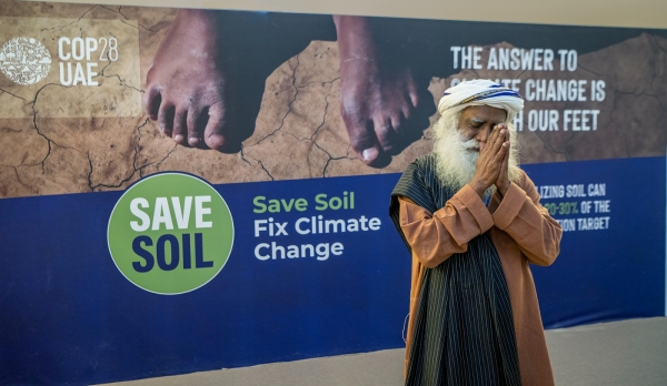 Sadhguru speech on soil fertility at cop 28 climate change conference 