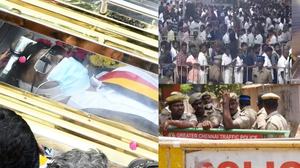 Vijayakanths body in the island: Chennai Police important announcement for those who come to pay their respects Vijayakanths body in the island: Chennai Police important announcement for those who come to pay their respects