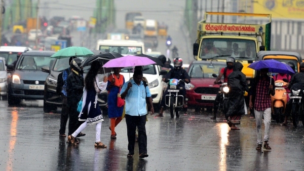Chennai floods - Chance of rain in 8 districts in Tamil Nadu for the next 3 hours 