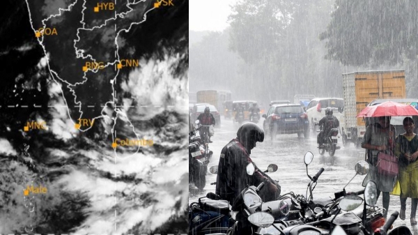 There is a possibility of heavy rain till 4 pm today in 5 districts including Chennai 