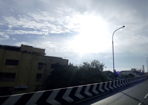 Sunny day started again in Chennai after michaung moves