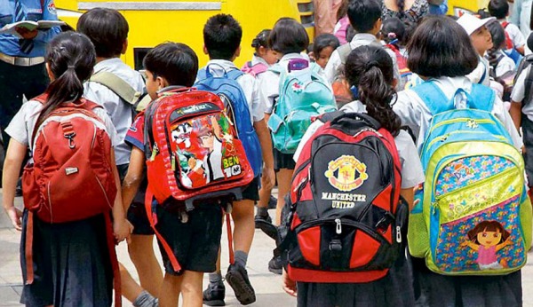 The state government has halved the weight of textbooks for government school students in Karnataka The state government has halved the weight of textbooks for government school students in Karnataka