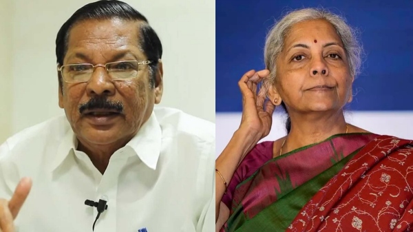  DMKs RS Bharathis response to Nirmala Sitharamans question on flood impact 