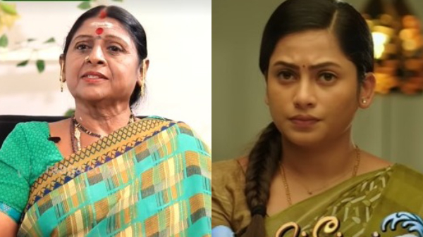  ethir neechal serial Actress T.K. Kala is playing the character of Jananis granma