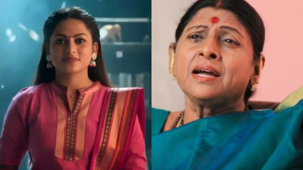  ethir neechal serial Actress T.K. Kala is playing the character of Jananis granma