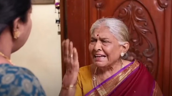 siragadikka aasai serial December 29th episode Muthu grandmother slaps Muthu
