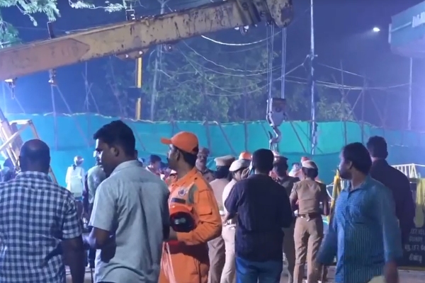 What is happening now in velachery pit workers rescue operation