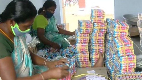 Sivakasi Firecrackers manufacturers happy over Orders for Five states Election Results 