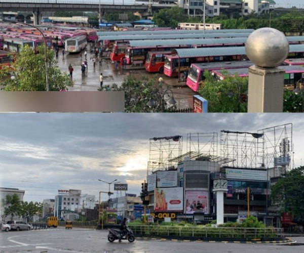  Cyclone Michaung Rain Water in Main roads of Chennai has drained this morning