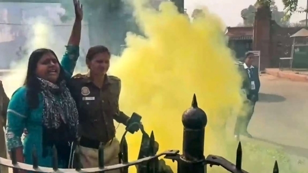 Parliament Spray Attack: Who they are 4 person arrested including one woman? details here 